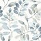 Chesapeake Pinnate Blue Leaves Wallpaper 3124-13908 - alternate 1