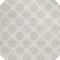 Homeroots 8' Ivory And Beige Round Polka Dot Washable Indoor Outdoor Area Rug 614907 - alternate 6