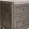 Homeroots 27" Gray Two Drawer Nightstand 527064 - alternate 3