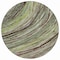 Homeroots 8' Artichoke Green Brown And Ivory Round Abstract Washable Indoor Outdoor Area Rug 631229 - alternate 7