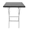 Elama Plastic Rattan Folding Square Table in Black ELM-F60TB - alternate 6