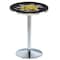 Holland Bar Stool Co 36" Chrome Wichita State Pub Table, 36" dia. Top L214C3636WichSt - alternate 1