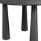 Homeroots 67" Black Solid Wood Oval Dining Table 721136 - alternate 5