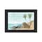 Homeroots WILD AND FREE JUST LIKE THE SEA Black Framed Print Wall Art 529753 - alternate 4