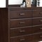 Homeroots 59" Brown Solid and Manufactured Wood Eight Drawer Double Dresser 490470 - alternate 6