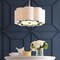 Jonathan Y Coquille 4-Light 20" Adjustable Scalloped Shade Metal LED Pendant, Chrome/White JYL9504A - alternate 13