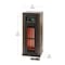 Lifesm 3-Quartz Infrared Tower Heater with Oscillation and Remote HT1216 - alternate 10