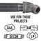 B & K 1 in. MIP X 1 in. D FIP Black Malleable Iron 2.5 in. L 45 degree Street Elbow 501533 - alternate 7