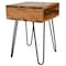Amerihome Rectangle 16 in W, 16 in L, 22 in H, Acacia Wood, Brown 27077088113 - alternate 4