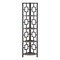 Homeroots 62" Dark Taupe Metal Corner Bookcase 376526 - alternate 1