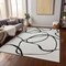 Homeroots 10' X 14' White And Black Abstract Washable Indoor Outdoor Area Rug 597534 - alternate 4
