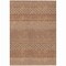 Homeroots 5' X 8' Orange And Ivory Chevron Washable Indoor Outdoor Area Rug 612287 - alternate 9