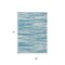 Homeroots 9' X 12' Teal Blue And Ivory Abstract Washable Indoor Outdoor Area Rug 613131 - alternate 8