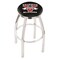 Holland Bar Stool Co 36" Chrome Valdosta State Swivel Bar Stool, Accent Ring L8C2C36ValdSt - alternate 1