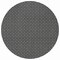 Homeroots 8' Black And Gray Round Floral Washable Indoor Outdoor Area Rug 610638 - alternate 8