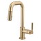 Brizo Litze Pull-Down Prep Faucet with Square Spout, Knurled Handle Luxe Gold 63953LF-GL - alternate 2