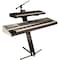 Ultimate Support Pro column dual keyboard stand w/Ulti-Boom telescoping mic boom equipment not included AX48PROPLUS - alternate 1