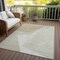 Homeroots 3' X 5' Beige Khaki And Taupe Abstract Washable Indoor Outdoor Area Rug 582878 - alternate 9