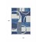 Homeroots 10' X 14' Blue And Ivory Geometric Washable Indoor Outdoor Area Rug 612574 - alternate 9