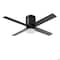 Afx Ross - 52in 4 Blade LED Ceiling Fan - Black Finish - Wall Control Type RSSN524LDCBKBK-WS - alternate 1