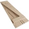 Ekena Millwork Rustic Two Board Joined Board-n-Batten Hand Hewn Faux Wood Shutters w/Z-Board, 11W x 34H, PR SHUBJZ11X34HHPR - alternate 19