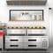 Koolmore 72 in. 4-Drawer Commercial Chef Base Freezer in Stainless-Steel KM-BF-724D - alternate 13