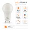 Euri Lighting A19 LED Bulb, 9W, 810 lm, 60W Eq., 3000K, GU24, CEC/JA8/Title 24, UL EA19-9W5000CG - alternate 6