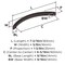 Amerock Parabolic 6-5/16 inch (160mm) Center-to-Center Oil-Rubbed Bronze Cabinet Pull, 25PK 25VMP37348ORB - alternate 4