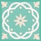 Homeroots 6" X 6" Aquamarine Mosaic Peel And Stick Removable Tiles 390825 - alternate 4