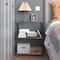 Factory 2U Wire Shelving Unit, 12inD x 18inW x 26inH, 3 Shelves, Light Duty 133 lbs Per Shelf, Grey 803961 - alternate 7