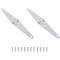 Prosource Strap Hinge, 1.4 mm Thick Leaf, Steel, 180 Range of Motion LSH-G04-C2PS - alternate 1