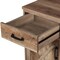 Homeroots 47" Oak Wood Wall Mounted Trestle Writing Desk 568265 - alternate 9