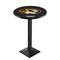 Holland Bar Stool Co 42" Blk Wrinkle Missouri Pub Table, 36" dia. Top L217B4236Mizzou - alternate 1