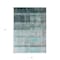 Homeroots 3' X 5' Teal Ombre Washable Non Skid Indoor Outdoor Area Rug 563685 - alternate 9