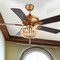 Jonathan Y Erin 52" 3-Light Rustic Farmhouse Iron/Wood Bead Mobile-App/Remote-Controlled LED Ceiling Fan, Antiqu JYL9618A - alternate 16