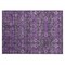 Homeroots 2' X 3' Purple and Green Floral Washable Non Skid Indoor Outdoor Area Rug 564356 - alternate 9