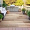 Homeroots 8' X 10' Brown And Ivory Striped Washable Indoor Outdoor Area Rug 630978 - alternate 7