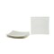 Homeroots White Six Piece Square Bone China Service For Six Salad Plate Set 483492 - alternate 10