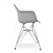 Homeroots Gray And Silver Heavy Duty Plastic Dining Arm Chair 520272 - alternate 9