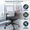 Leisuremod Ingram Office Task Chair with Adjustable Armrests and Swivel and Tilt, White IO20W - alternate 10
