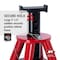 American Forge & Foundry Jack Stand, Pin Adjustment, 10 Ton Load Capacity, 22 in Min Ht, Steel, 1 PR 3309B - alternate 6