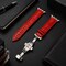 Elegani Alligator-Embossed Leather Watch Replacement Band Compatible with Apple Watch 42mm, Red LAT2-RED-42mm - alternate 4