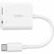 Belkin RockStar 3.5mm Audio + USB-C Charge Adapter NPA004BTWH - alternate 1