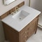 James Martin Vanities Brittany 36" Single Vanity, Pecan w/ 3 CM White Zeus Silestone Top 655-V36-PCN-3WZ - alternate 10
