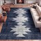 Jonathan Y Peyton Minimalist Geometric Totem Non-Slip Machine-Washable Charcoal/Cream 4 ft. x 6 ft. Area Rug WSH510H-4 - alternate 6