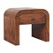 Homeroots 16" Brown Solid Wood One Drawer Nightstand 651738 - alternate 9