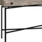 Homeroots 43" Taupe And Black Cross Leg Console Table 333211 - alternate 5