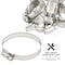 Everflow Stainless Steel Worm Drive Hose Clamps 2-1/4'' - 4-1/2'' Adjustable SAE 64, 10PK 6764SSHCA - alternate 9