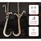 Mytee Products 5/16 inx3 ft Leg G70 V-Chain Bridle Tow w/ 15 in J Hook T-J Grab Hooks 4700 # WLL, 4PK CH5163V-J-TJ-GHx4 - alternate 8