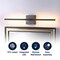 Jonathan Y Makena 28" Modern Minimalist Dimmable Integrated LED Metal Wall Sconce, Black JYL7022C - alternate 16